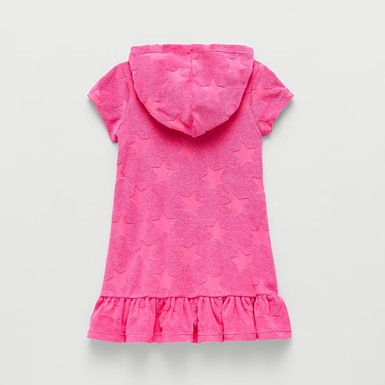 Disney Collection Little & Big Kid Girls Minnie Mouse Knit Dress Swimsuit Cover-Up