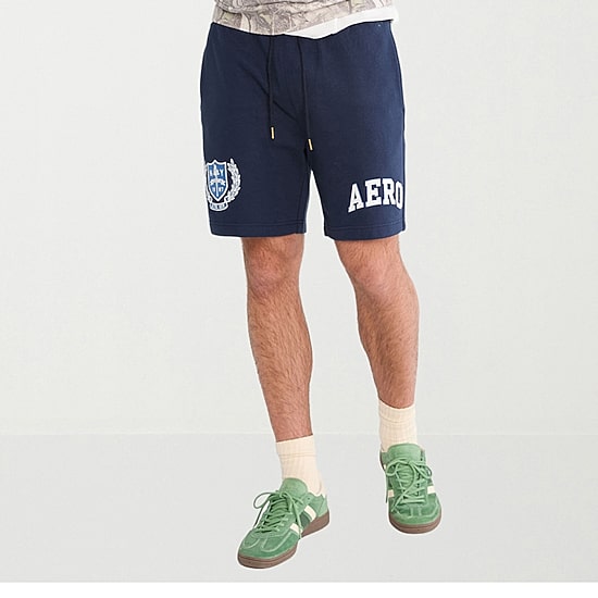 AEROPOSTALE Fleece Mens 7" Drawstring Waist Pull-On Short