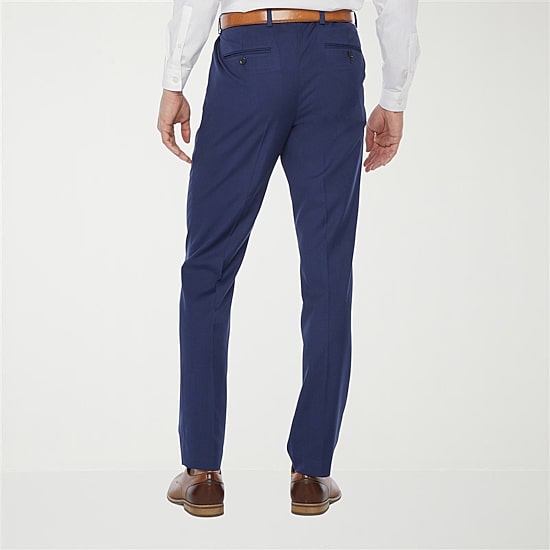 J. Ferrar Ultra Comfort Mens Big and Tall Regular Fit Flat Front Suit Pant