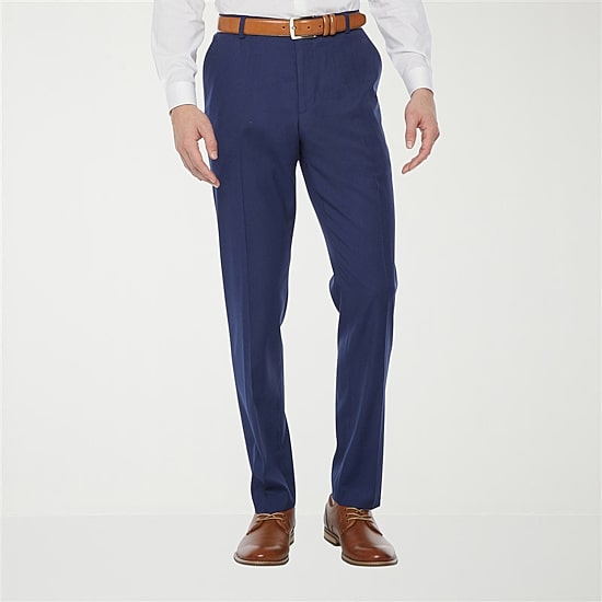 J. Ferrar Ultra Comfort Mens Big and Tall Regular Fit Flat Front Suit Pant