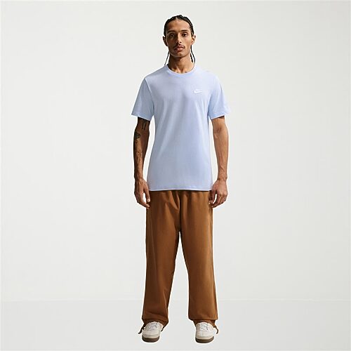 Nike Club Embroidered Logo Mens Crew Neck Short Sleeve Active Big and Tall T-Shirt, X-large Tall, Blue
