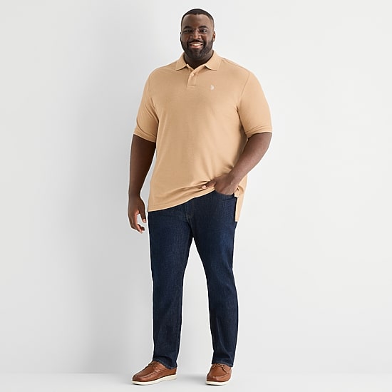 U.S. Polo Assn. Ultimate Pique Big and Tall Mens Classic Fit Short Sleeve Polo Shirt
