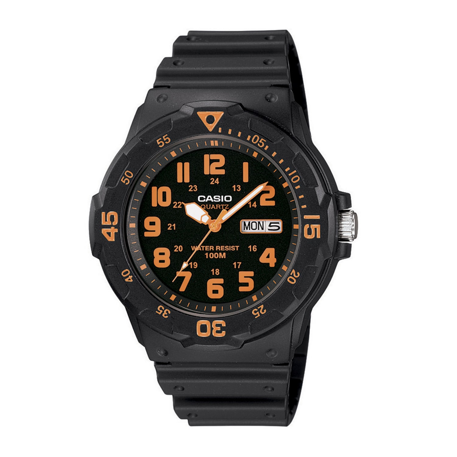 Casio Mens Black Strap Watch Mrw200h-4bv