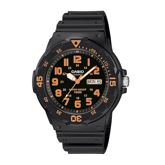 Casio Mens Black Strap Watch Mrw200h-4bv