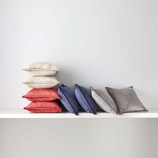 Home Expressions Velvet Plush 2-pack Square Throw Pillow