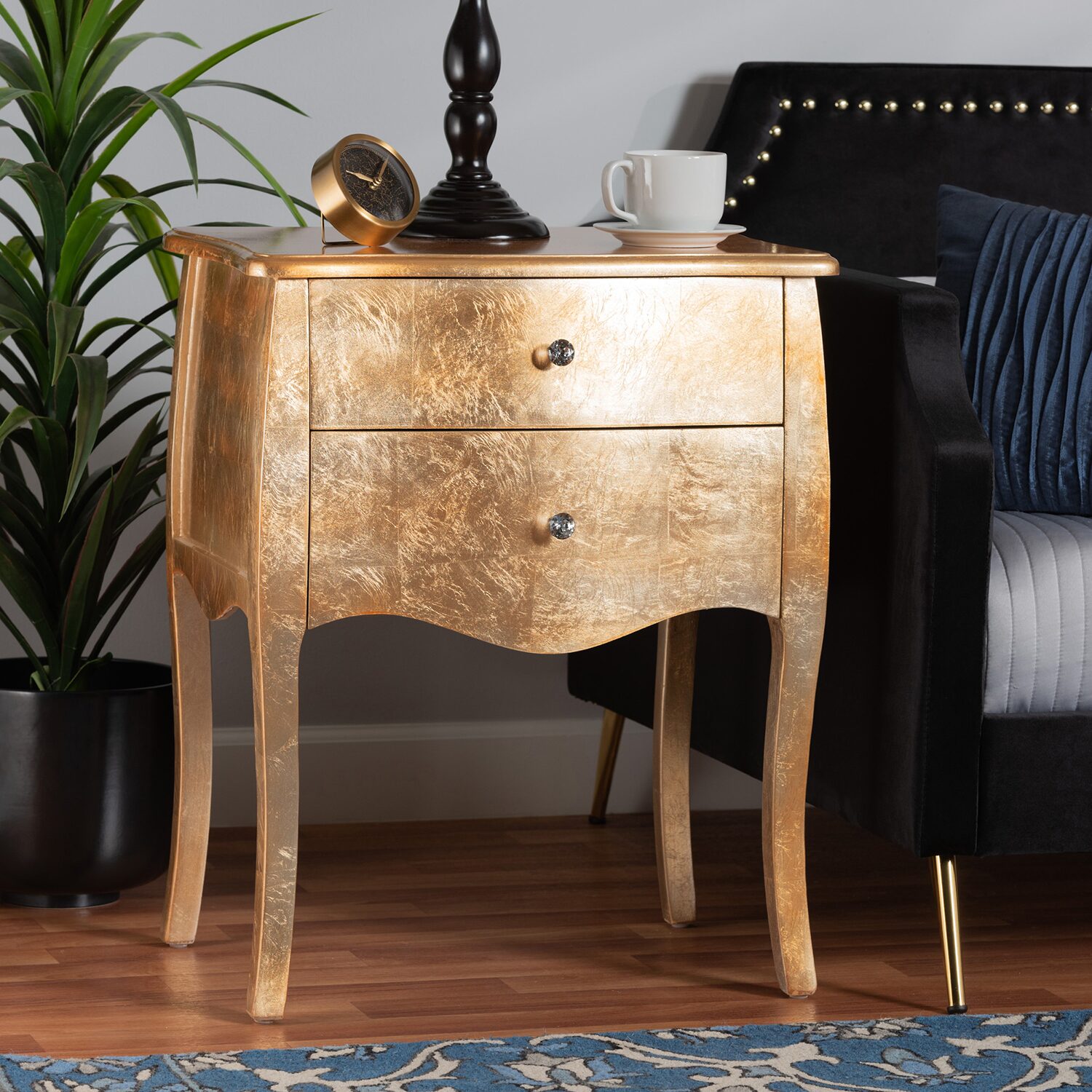 Patrice 2-Drawer Nightstand