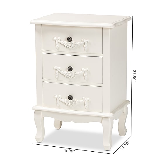 Callen 3-Drawer Nightstand