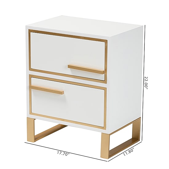 Giolla 2-Drawer Nightstand