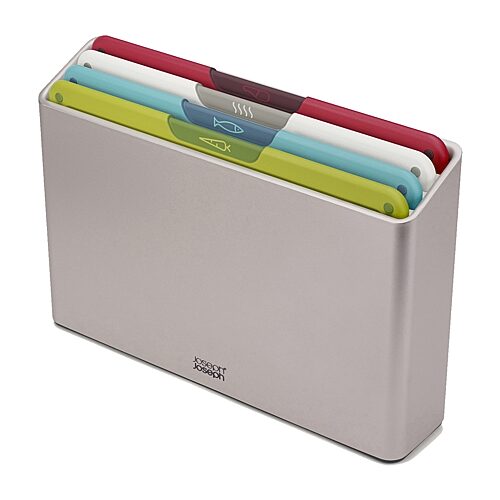 Joseph Joseph Folio Icon 4-Piece Chopping Board Set with Storage Case - MultiColor