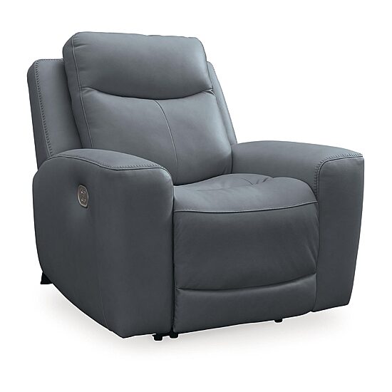 Signature Design By Ashley® Mindanao Dual Power Leather Recliner
