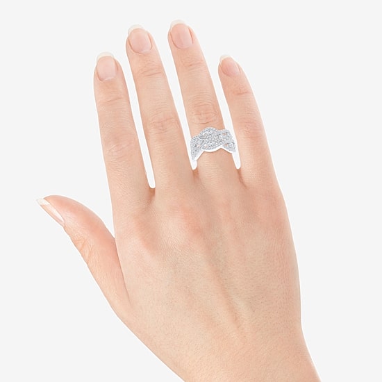 Limited Quantities! (F / Si2) Womens 1 CT. T.W. Lab Grown White Diamond 14K Gold Band