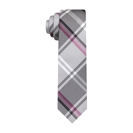 J. Ferrar Plaid Tie