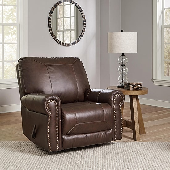 Signature Design By Ashley® Colleton Manual Leather Recliner