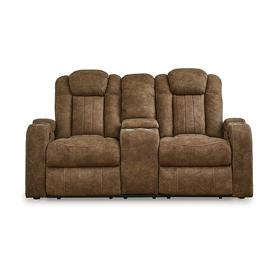 Signature Design By Ashley® Wolfridge Dual Power Reclining Loveseat