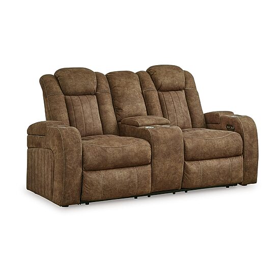 Signature Design By Ashley® Wolfridge Dual Power Reclining Loveseat