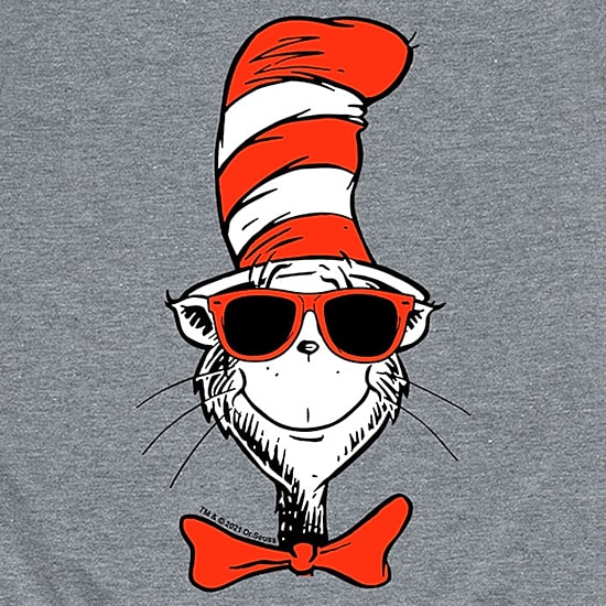 Cat In The Hat Cool Shades Little & Big Kid Boys Crew Neck Short Sleeve Regular Fit Dr. Seuss Graphic T-Shirt