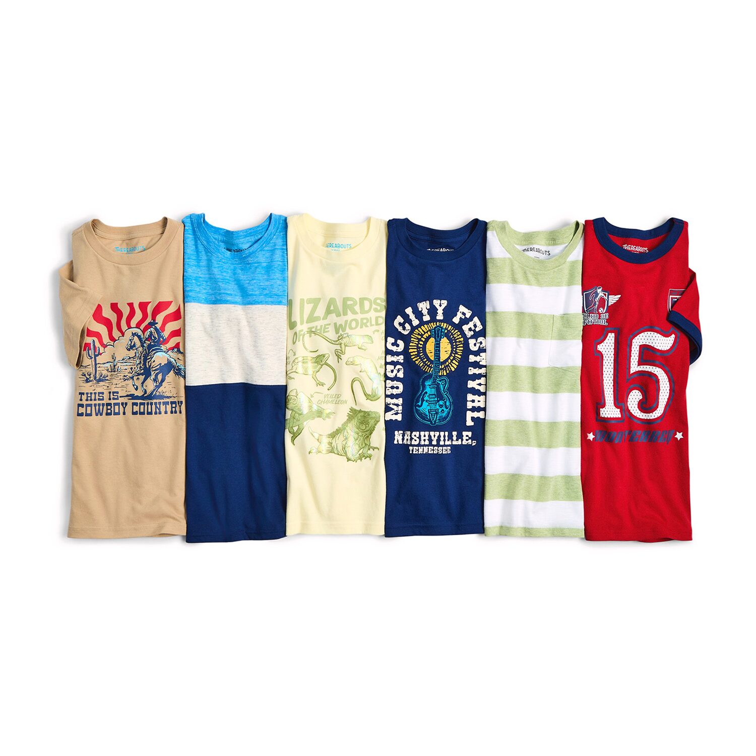 Thereabouts Little & Big Kid Boys Crew Neck Short Sleeve T-Shirt