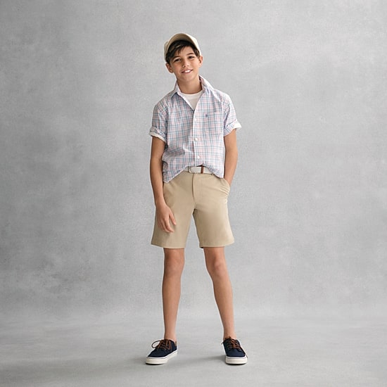 IZOD Little & Big Kid Boys Stretch Fabric Chino Short