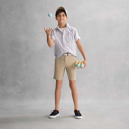 IZOD Little & Big Kid Boys Stretch Fabric Chino Short