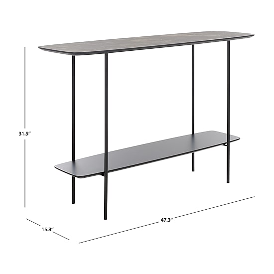 Safavieh Kayleigh Storage Metal Console Table