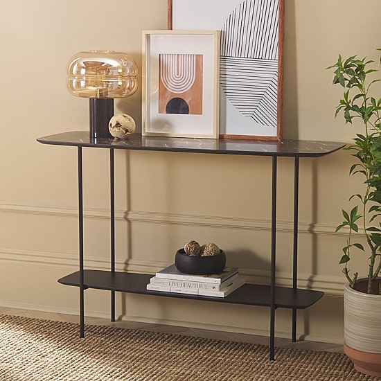 Safavieh Kayleigh Storage Metal Console Table