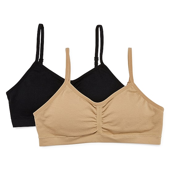 Maidenform Plus Little & Big Kid Girls Multi-Pack 2-pc. Bralette J42172p