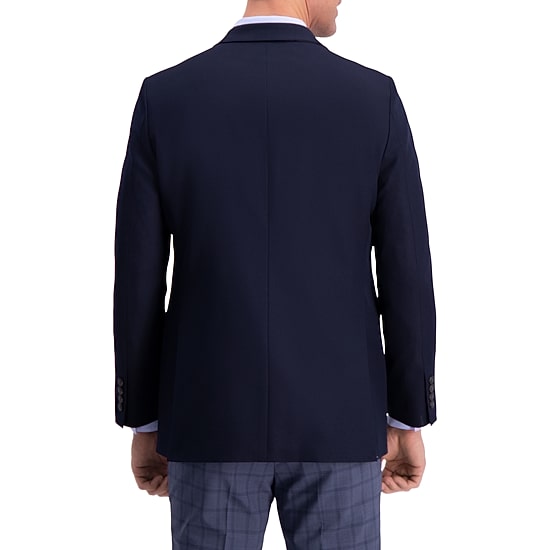 Haggar The Active Series Tailored Mens Stretch Fabric Regular Fit Sport Coat