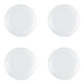 Home Expressions Porcelain Coupe 4-pc. Salad Plate