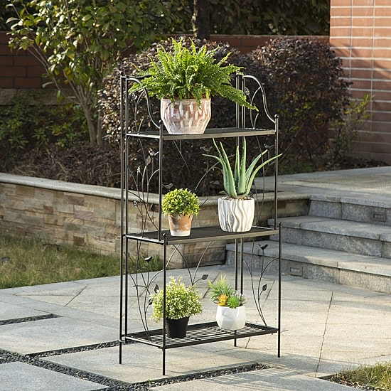 Glitzhome 44.75in Rectangular Planter Stands