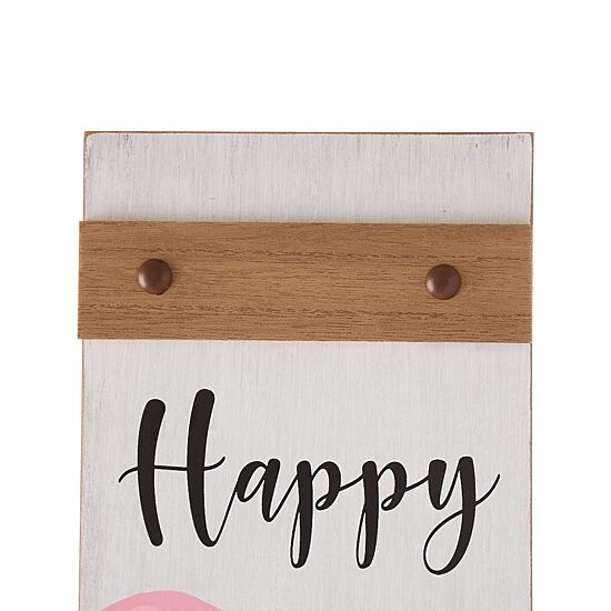Glitzhome 42"H Wooden Happy Easter Porch Sign Easter Porch Sign