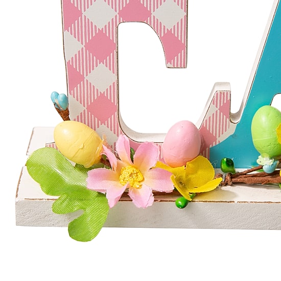 Glitzhome 16” Easter Wooden Tabletop Decor