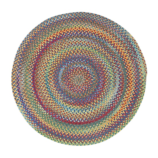 Capel Inc. Hill Striped Braided Reversible Indoor Round Area Rug