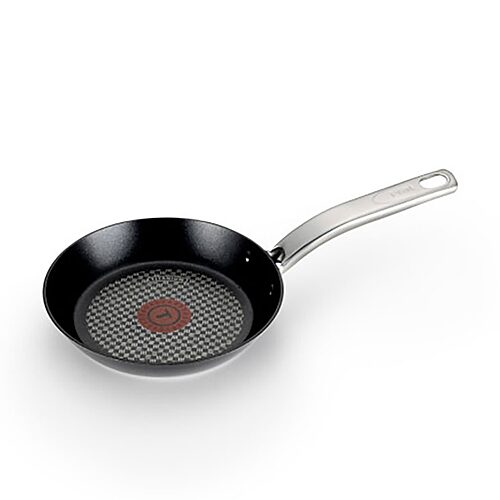 T-Fal 12" Aluminum Frying Pan, One Size, Black