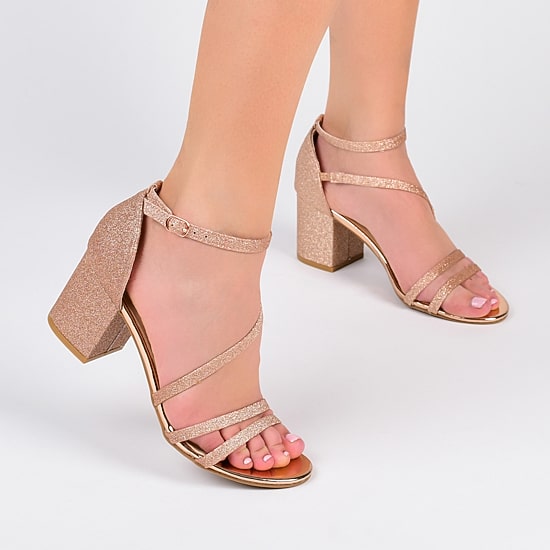 Journee Collection Womens Bella Heeled Sandals