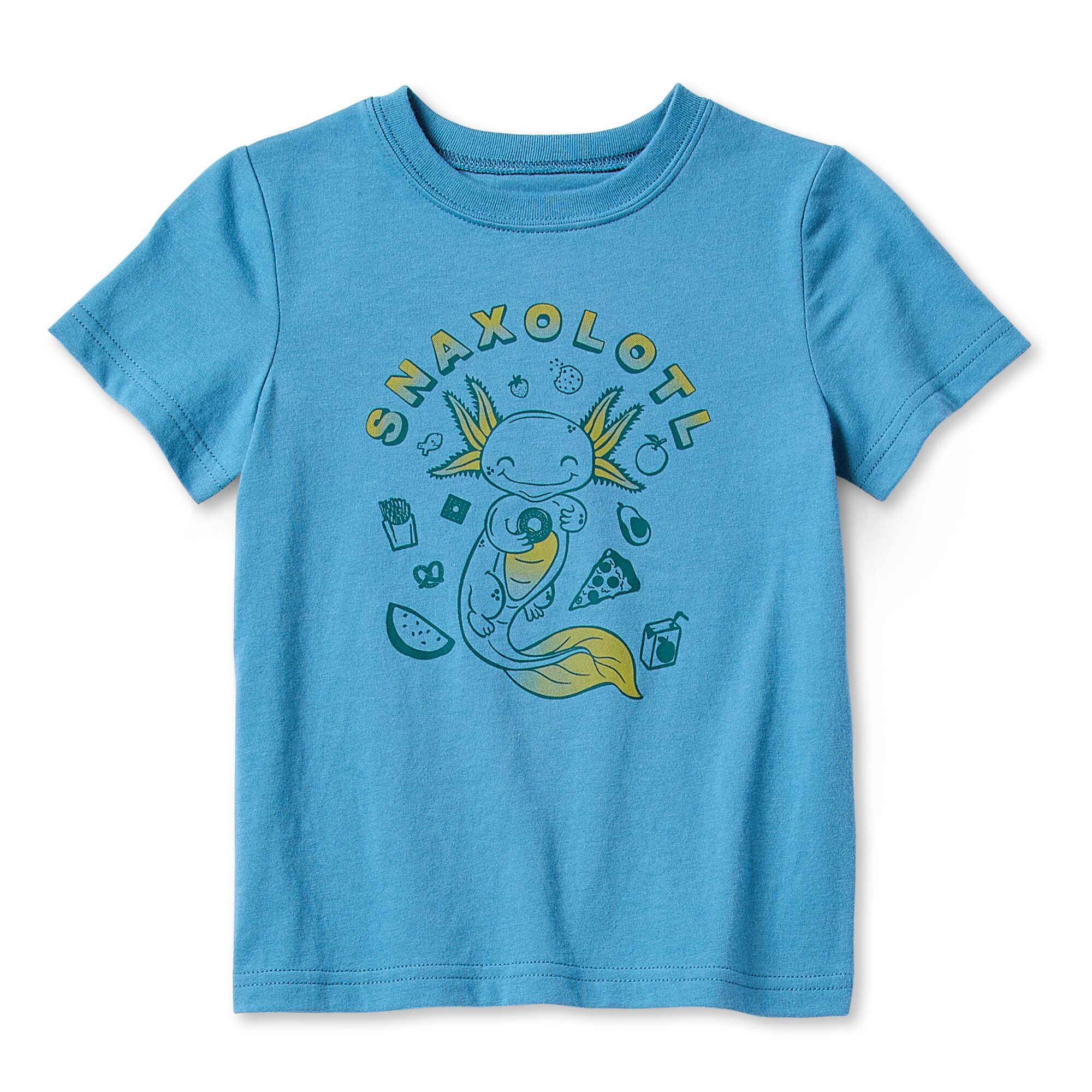 Okie Dokie Toddler & Little Boys Crew Neck Short Sleeve Regular Fit Graphic T-Shirt