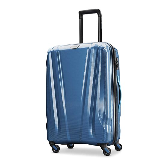 Samsonite Swerv Dlx 24 Inch Hardside Expandable Checked Spinner Luggage