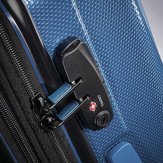 Samsonite Swerv Dlx 24 Inch Hardside Expandable Checked Spinner Luggage