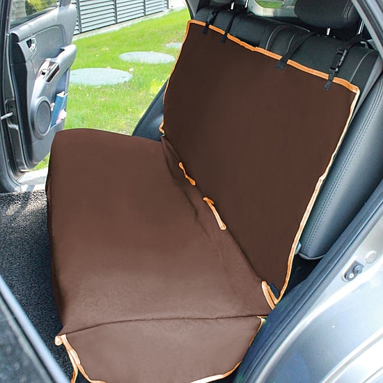 Pet Life Open Road Mess-Free Back Seat Safety Car Seat Cover Protector For Dog