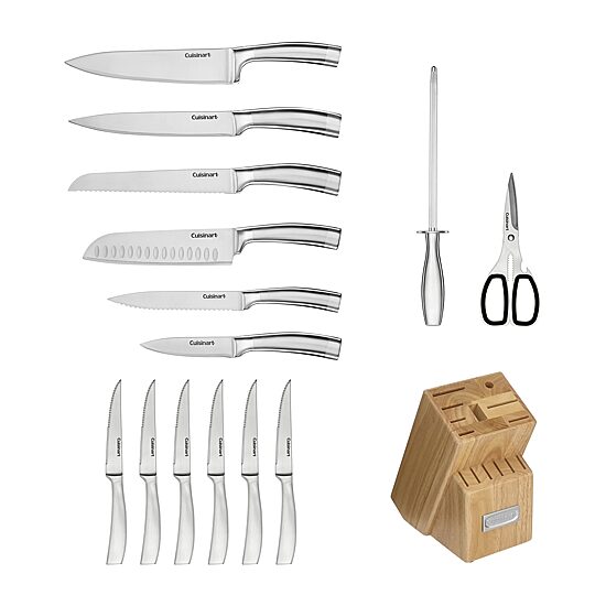 Cuisinart® Professional 15-pc. Stainless Steel Cutlery Block Set