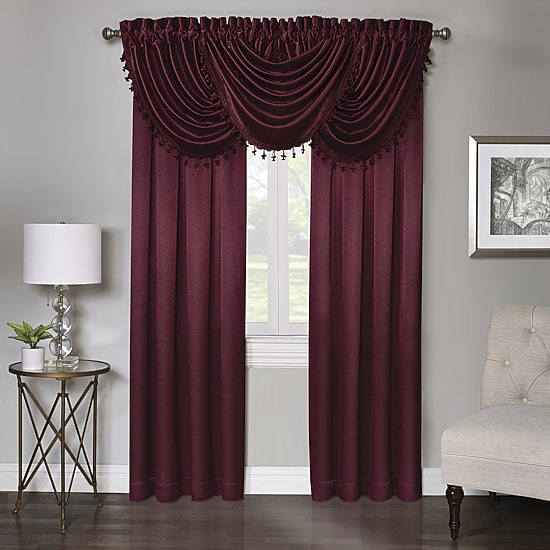 Regal Home Regency Rod Pocket Light-Filtering Single Curtain Panel