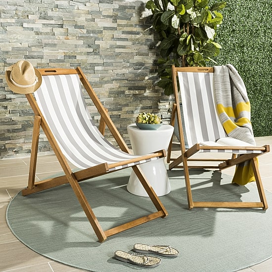 Safavieh Loren Foldable Sling Chair 2-pc. Sling Chair