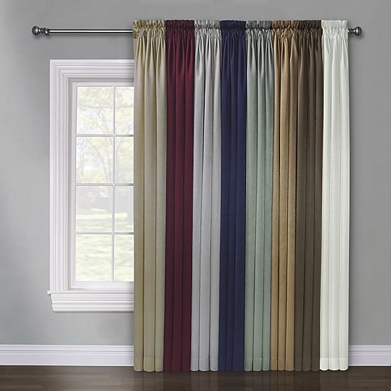Regal Home Regency Rod Pocket Light-Filtering Single Curtain Panel