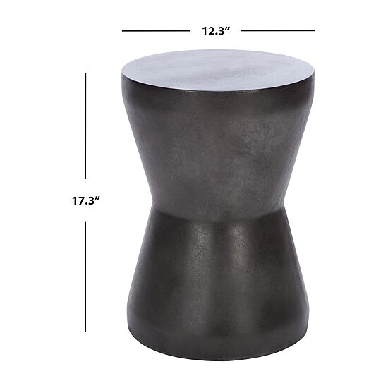 Safavieh Torre Outdoor And Room Collection Weather Resistant Cement Side Table