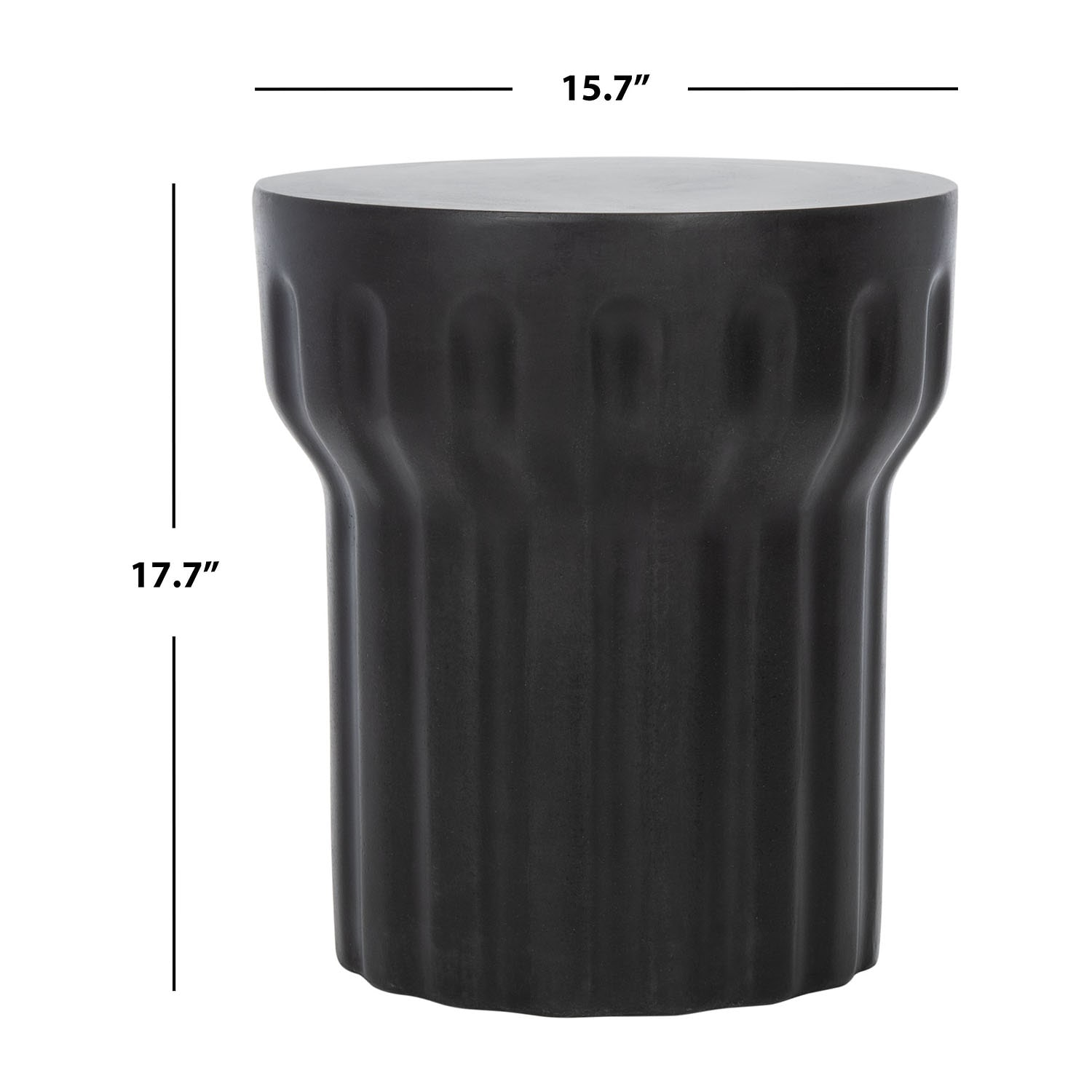 Safavieh Vesta Weather Resistant Cement Side Table