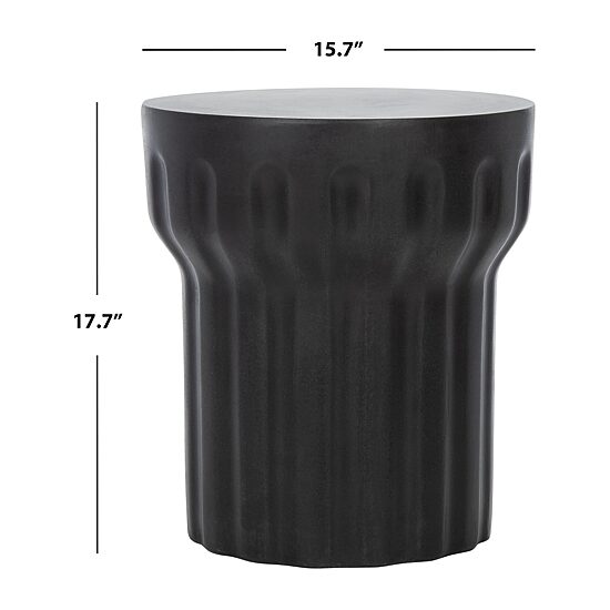Safavieh Vesta Weather Resistant Cement Side Table