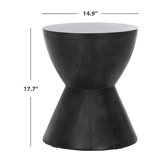 Safavieh Athena Weather Resistant Cement Side Table