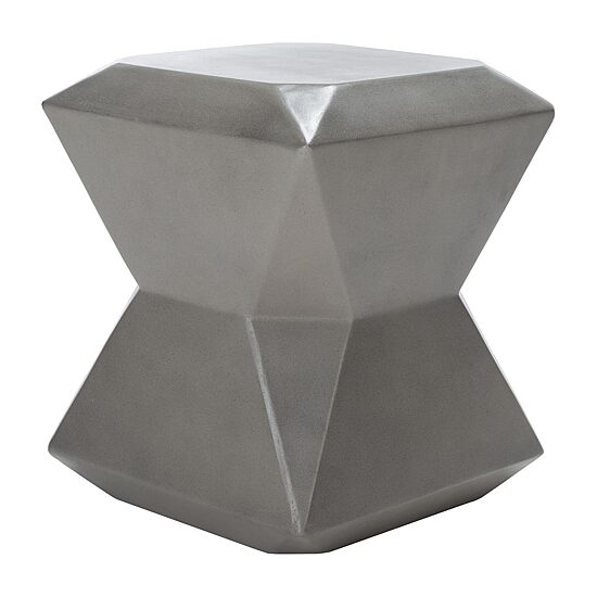 Safavieh Conan Weather Resistant Cement Side Table