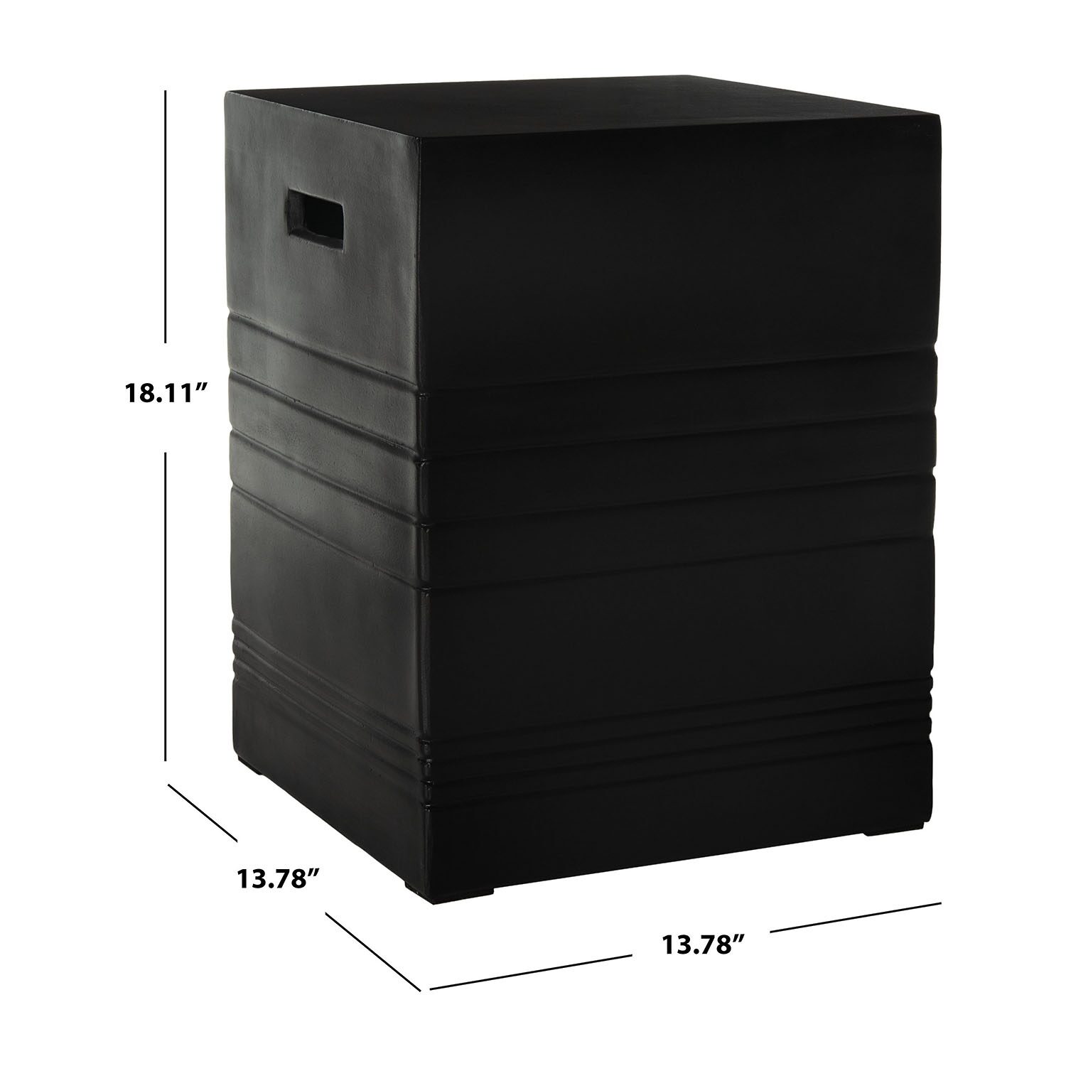 Safavieh Deidara Weather Resistant Cement Side Table