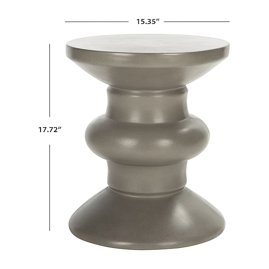 Safavieh Jiraiya Weather Resistant Cement Side Table