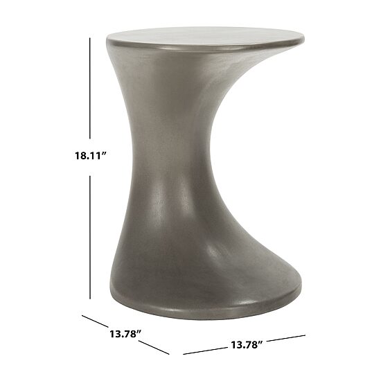 Safavieh Kavita Weather Resistant Cement Side Table